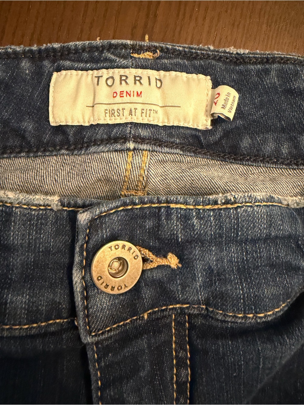 Torrid Cut Off Shorts - Picture 4 of 9